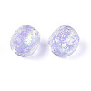Handmade Foil Lampwork Beads Strands FOIL-T008-01C-3