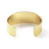 Rack Plating Brass Open Wide Cuff Bangles for Women BJEW-D032-06G-3