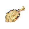 Virgin Mary Theme 304 Stainless Steel Pendants STAS-F336-05C-G-2