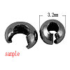 Brass Crimp Beads Covers KK-G015-P-NF-2