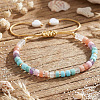 Chakra Natural Shell & Natural & Synthetic Mixed Gemstone Beads Braided Bead Bracelets ZA7321-2-4