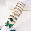 9Pcs Alloy with Rhinestone Finger Rings Sets FS-WG5AB7E-01-2