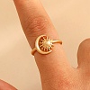 Brass Cuff Open Rings RJEW-C157-04MG-1