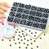 1200Pcs DIY Acrylic Bead Stretch Bracelets Kits for Children's Day DIY-YW0001-88B-5