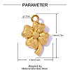 304 Stainless Steel Pendants STAS-OY016-44G-2