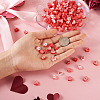 Valentine's Day Theme Handmade Polymer Clay Beads FIND-CW0001-25-17