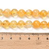 Natural Citrine Beads Strands G-F820-K04-8mm-5