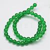 Natural & Dyed Malaysia Jade Bead Strands G-A146-8mm-A-2