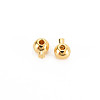 Rack Plating Brass Beads KK-N233-204-2