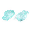 Transparent Spray Painted Glass Beads GLAA-N035-024-C03-3