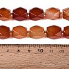 Dyed Natural Red Agate Beads Strands G-Q608-11C-5