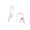 Brass Earring Hooks KK-R037-05P-A-3
