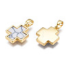 Real 18K Gold Plated Brass Pendants KK-N233-172A-01A-3