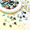 120Pcs 4 Colors Synthetic Turquoise Beads TURQ-YW0001-09-4