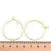 Brass Wine Glass Charm Rings Hoop Earrings X-EC067-3G-2