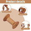 20Pcs Schima Wood Sewing Embroidery Thread Spool ODIS-GL0001-13-4