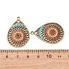 Alloy Enamel Pendants PALLOY-F319-06B-AG-3