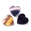 Natural Fluorite Heart Palm Stone G-I310-08-1