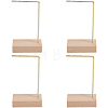 Wood with Iron Earring Displays ODIS-WH20011-002G-1
