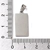 Non-Tarnish 304 Stainless Steel Stamping Blank Tag Pendants STAS-B053-03P-3