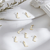 8Pcs Brass Charms KK-LP0001-85L-1