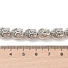 Tibetan Style Buddha Head Alloy Bead Strands TIBEB-O007-23-LF-4