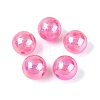 UV Plating Opaque Acrylic Beads SACR-Q005-01G-1