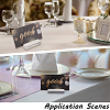 10Pcs Rectangle Acrylic Name Card Holder AJEW-GF0015-02-5