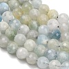 Natural Aquamarine Beads Strands G-L642-F05-8mm-4