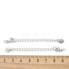 Rack Plating Brass Chain Extender X-FIND-T071-14P-3