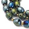 Electroplated Natural Druzy Geode Crystal Beads Strands G-F833-O01-01B-4