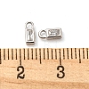 Real Platinum Plated Rhodium Plated 925 Sterling Silver Charms STER-K176-03E-P-4