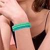 20Pcs 5 Colors Polymer Clay Heishi Surfer Stretch Bracelets Set BJEW-SW00132-6