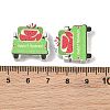 Printed Schima Wood Beads WD-CBA91F0-10-3