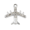 Alloy Rhinestone Pendants PALLOY-P308-13P-1