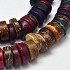 Natural Coconut Disc Bead Strands COCB-O002-02-1