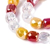 Electroplate Mixed Styles Glass Beads Strands EGLA-N022-13A-A05-3