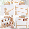 5-Tier Wood Jewelry Display Risers for Bracelets Necklaces Watches ODIS-WH0038-339B-4