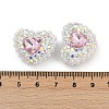 Polymer Clay Glass Rhinestone Beads CLAY-NH0001-13G-3