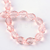 Transparent Glass Bead Strands LS-GLAA-R024-6x8mm-08-3