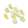 Opaque Glass Beads GLAA-F117-06G-3