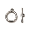 Non-Tarnish 304 Stainless Steel Toggle Clasps STAS-Q324-10P-1