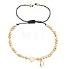 Brass Initial D Charm Bracelets GM5695-2-1