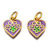 Alloy Enamel Charms KK-N238-059B-3