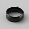 201 Stainless Steel Plain Band Ring for Men RJEW-WH0011-13B-2