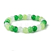 8mm Round Glass Beaded Stretch Bracelets for Women BJEW-JB10873-3