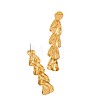Alloy Nuggets Tassel Stud Earrings FS-WGA2C32-01-4