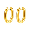 Stylish 304 Stainless Steel Oval Hoop Earrings LS-YV3043-7-1