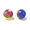 Handmade Gold Sand Lampwork Beads LA-CBA70FB-01-2