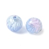 Two Tone Transparent Acrylic Beads OACR-D304-02B-2